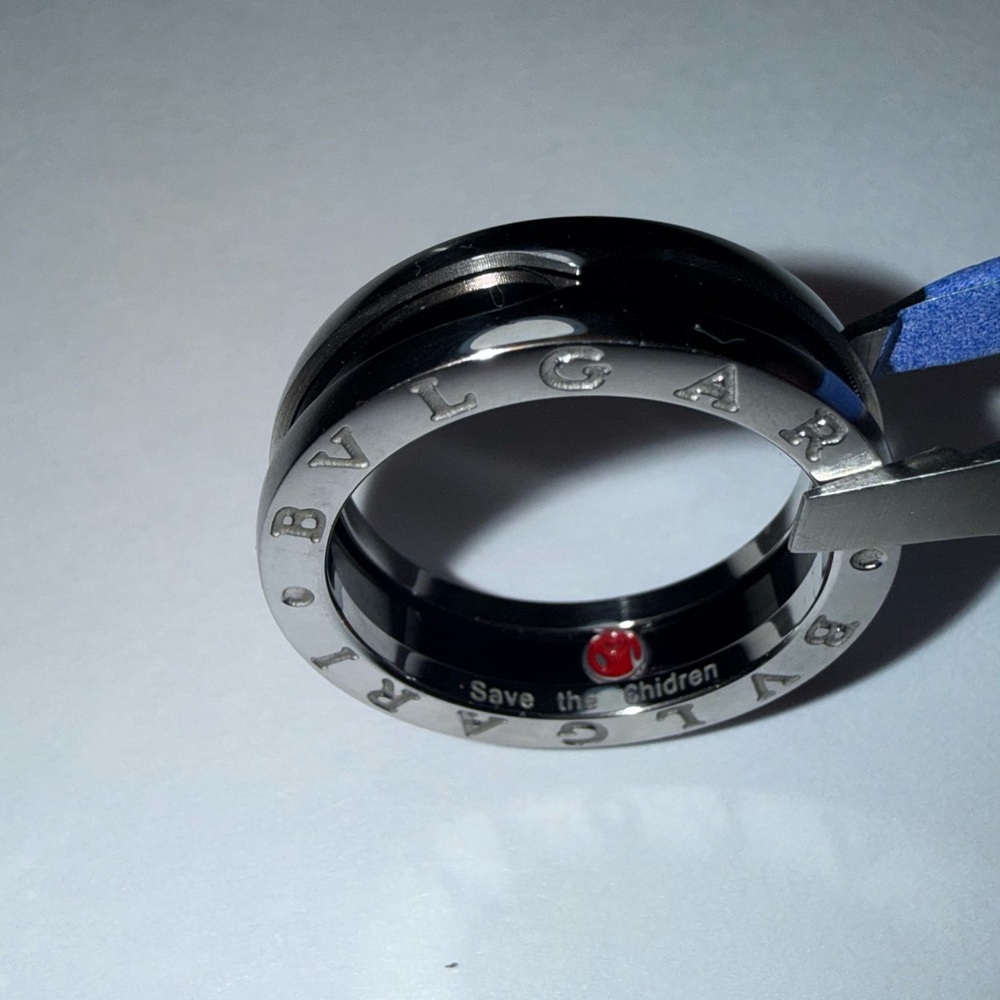 Authentic BVLGARI SAVE THE CHILDREN RING- Size 59- Unisex❗️